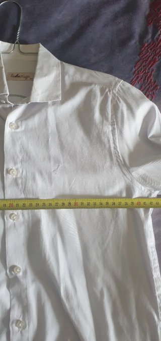 Traje comunión niño azul y blanco