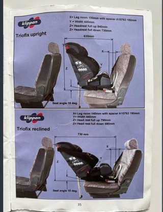 Silla coche Klippan Triofix Recline ISOFIX
