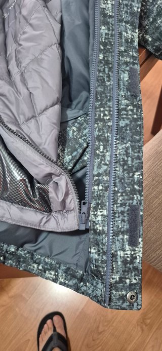 Chaqueta Columbia 3 en 1 Interchange Gris
