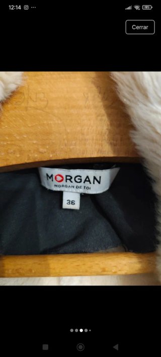 Cazadora Biker Morgan Gris Talla S