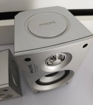 Pack 2 Altavoces Philips Gris/Blanco