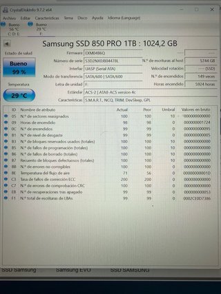 SSD Samsung 850 Pro 1TB
