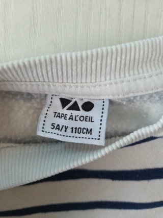 Sudadera Tape à L'Oeil rayas