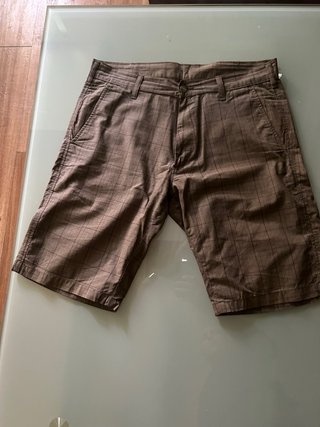 Bermudas Carhartt Talla 33 Cuadros Marrones