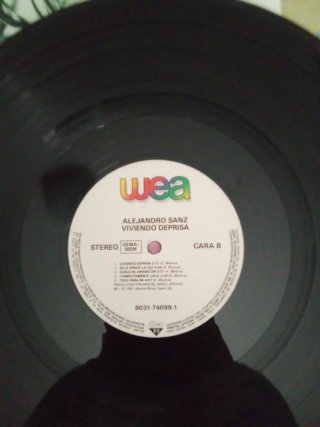 Lp Alejandro Sanz "Viviendo De Prisa" perfecto est
