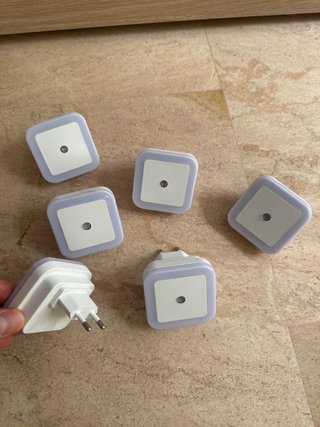 Lote 5 Luces LED Sensor Movimiento
