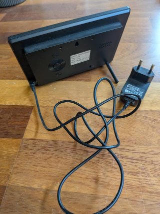 Marco Digital Fotos Negro