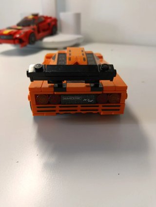 Coche McLaren Naranja Lego