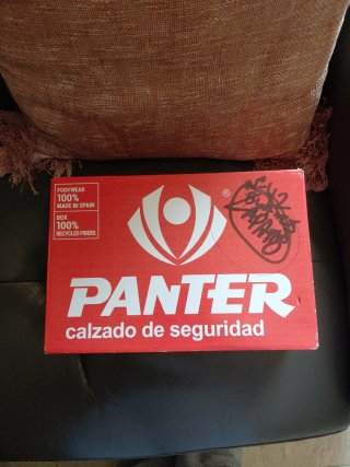 Zapatos Panter Seguridad Blancos
