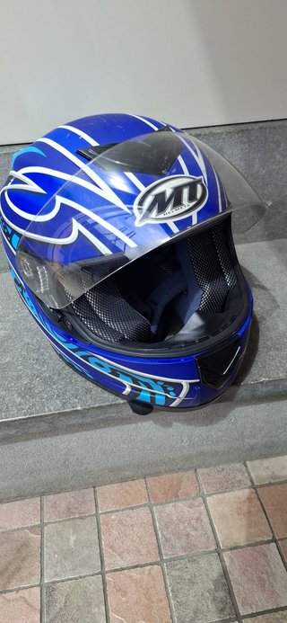 Casco Moto MT Helmets Azul