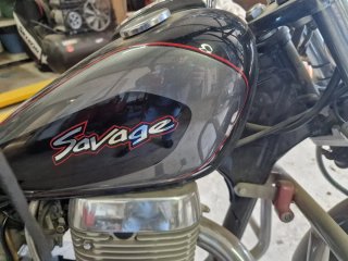 Suzuki LS 650 Cruiser Negra