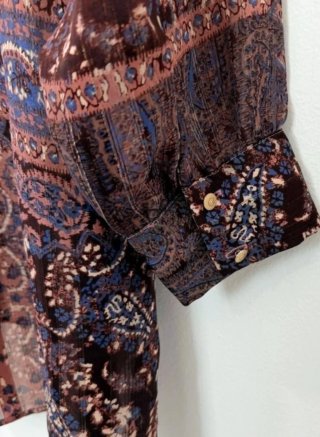 Camisa ZARA oversize T/44 amplia