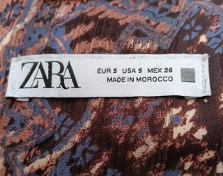 Camisa ZARA oversize T/44 amplia