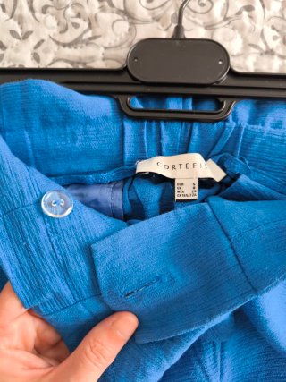 Pantalón Cortefiel Azul Talla S