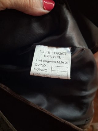 Chaqueta de ante F & Co