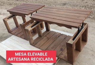 Mesa elevable con ruedas
