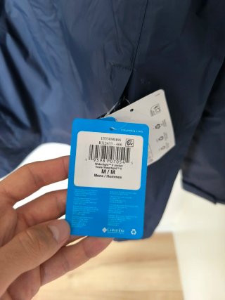 Chaqueta Columbia ligera Talla M Azul