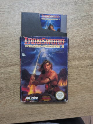 Iron Sword Wizards & Warriors II NES