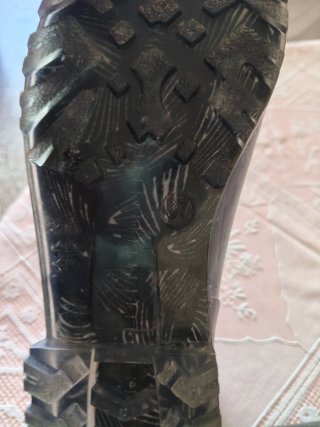 Botas de agua azul marino  y blanco