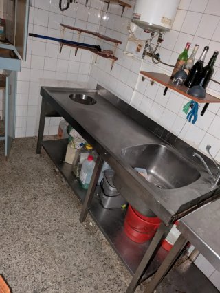 Mesa de trabajo acero inoxidable