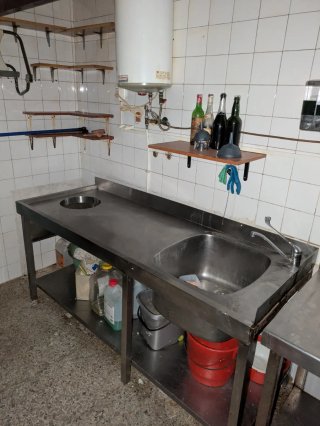 Mesa de trabajo acero inoxidable