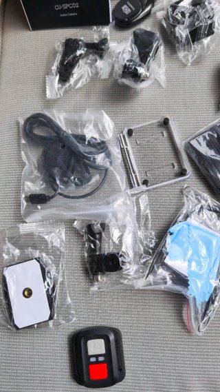 Cámara COOAU 4K 60fps + Accesorios Buceo