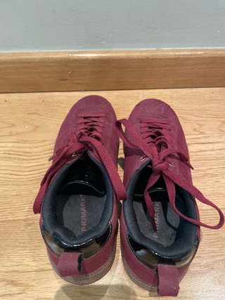Bambas rojas/moradas talla 37 de Primark