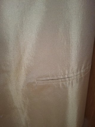 Chaleco y corbata ceremonia beige/dorado