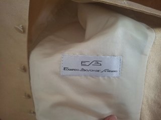 Chaleco y corbata ceremonia beige/dorado
