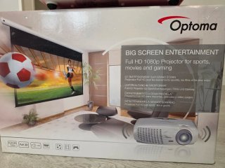 Proyector Optoma Full HD 3D + Gafas. Impecable.