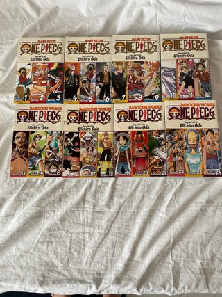 Volumenes de one piece en ingles del vol 1 al 69