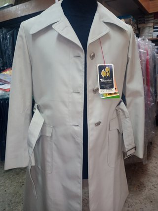 Gabardina Tarlenka juvenil vintage beige