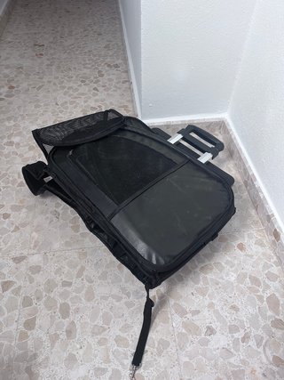 Transportín con ruedas para perro y gato