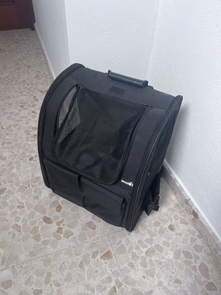 Transportín con ruedas para perro y gato