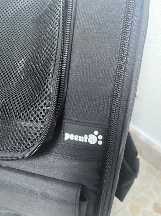 Transportín con ruedas para perro y gato