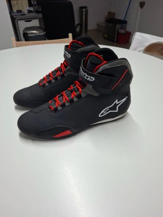 Alpinestars Botas Negras y Rojas Talla 43