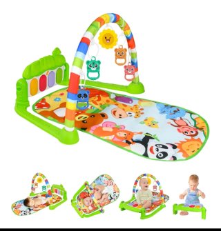 Alfombra de juego para bebé con piano