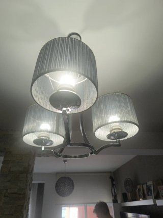 Lámpara colgante 3 luces.
