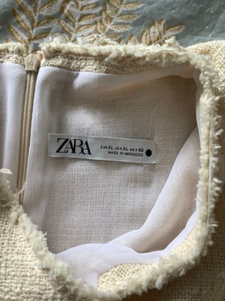Vestido Beige Zara