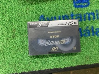 Lote 9 cintas 8mm (TDK, Sony, Fuji, Kodak, BASF)