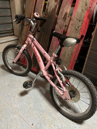 Bicicleta Hello Kitty rosa infantil