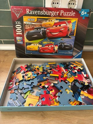 Pack 4 Puzzles Rey Leon- Spiderman -Cars - piratas