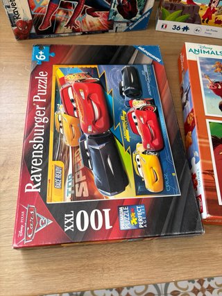 Pack 4 Puzzles Rey Leon- Spiderman -Cars - piratas