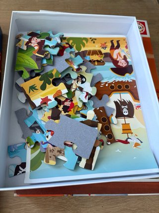 Pack 4 Puzzles Rey Leon- Spiderman -Cars - piratas