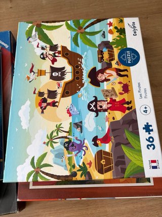 Pack 4 Puzzles Rey Leon- Spiderman -Cars - piratas