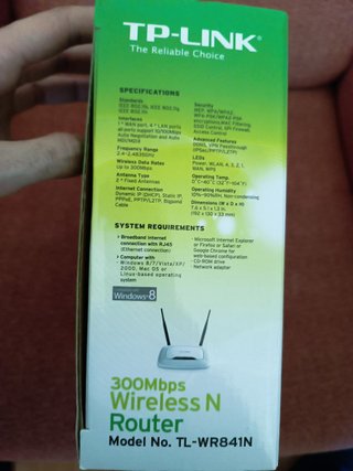 Router TP-Link TL-WR841N 300Mbps WiFi