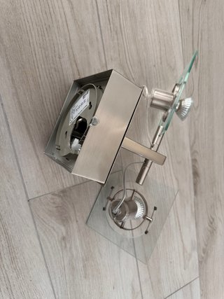 Lámpara de techo IKEA cristal y metal