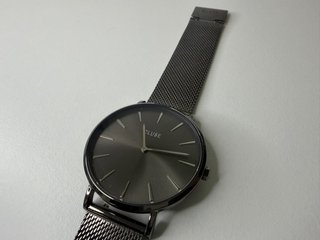 Orologio Cluse Mesh Grigio Scuro Acciaio