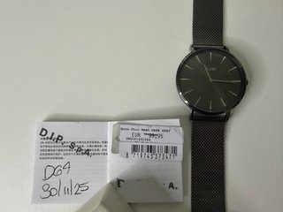 Orologio Cluse Mesh Grigio Scuro Acciaio