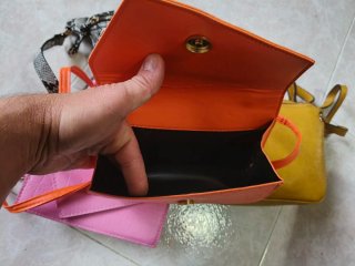 Bolso efecto piel cocodrilo